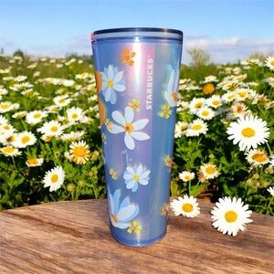 Starbucks Blue Floral Tumbler